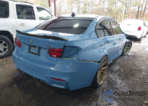 2016 BMW M3 из США, поврежденный, VIN WBS8M9C57GP966780